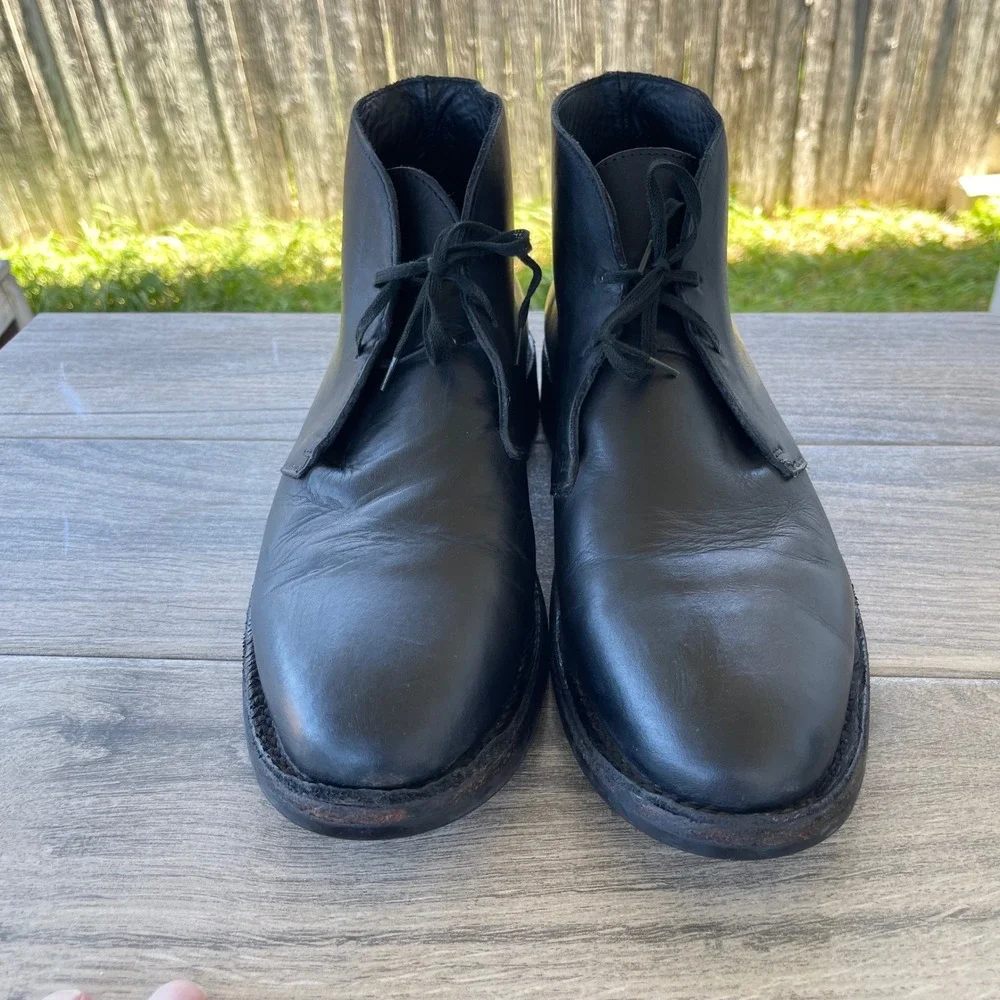 Thursday Boot Company Scout Boots Mens 11 Black Leather Chukka Lace Up‎ Shoes